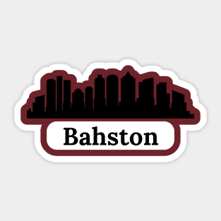 Boston... Accent Included Sticker